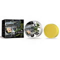 Car coating wax block and sponge applicator for paint renovation and dustproof protection
