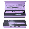 Mini steam splint spray hair straightener in champagne, purple or rose red colours