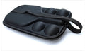 Black EVA pickleball racket storage case with double shoulder strap, dimensions 45x25x8cm.
