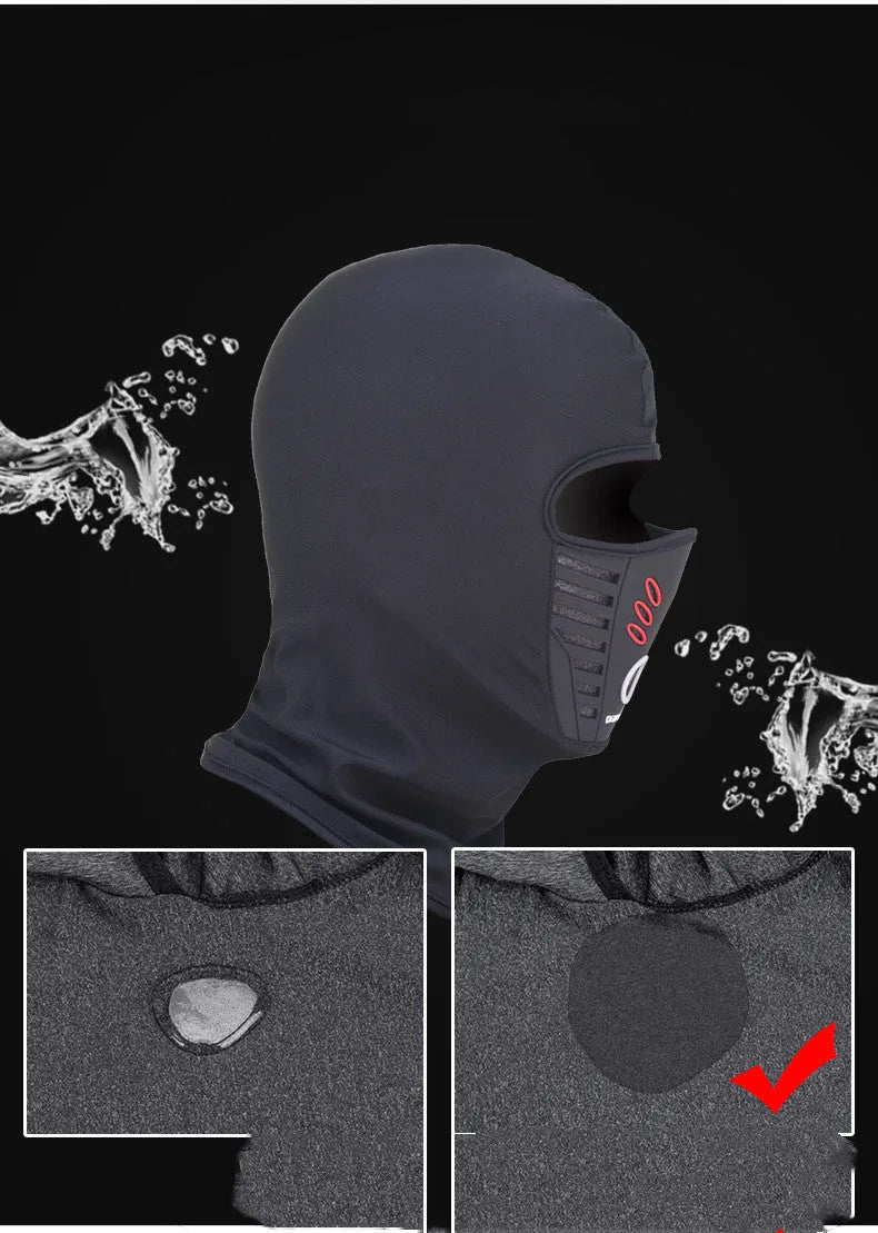 Cycling off-road dust-proof breathable mask in spandex lycra, one size unisex, summer style