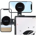 Vacuum adsorption on-board bracket for Tesla, 3 in 1 design with display clip for 4.5-6.5 inch phones