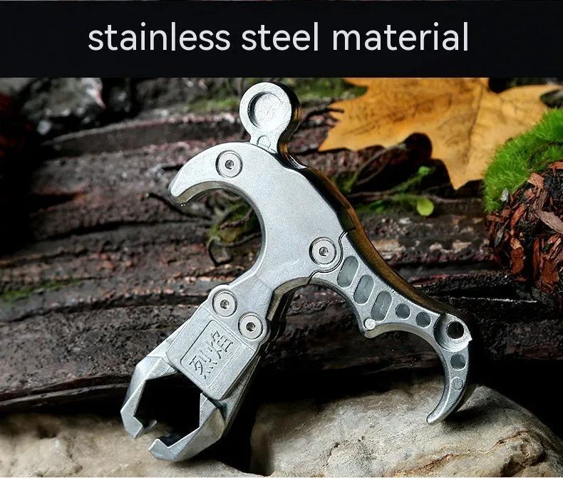 Zinc alloy archery release aid with two-axis harpoon clip for compound bow shooting