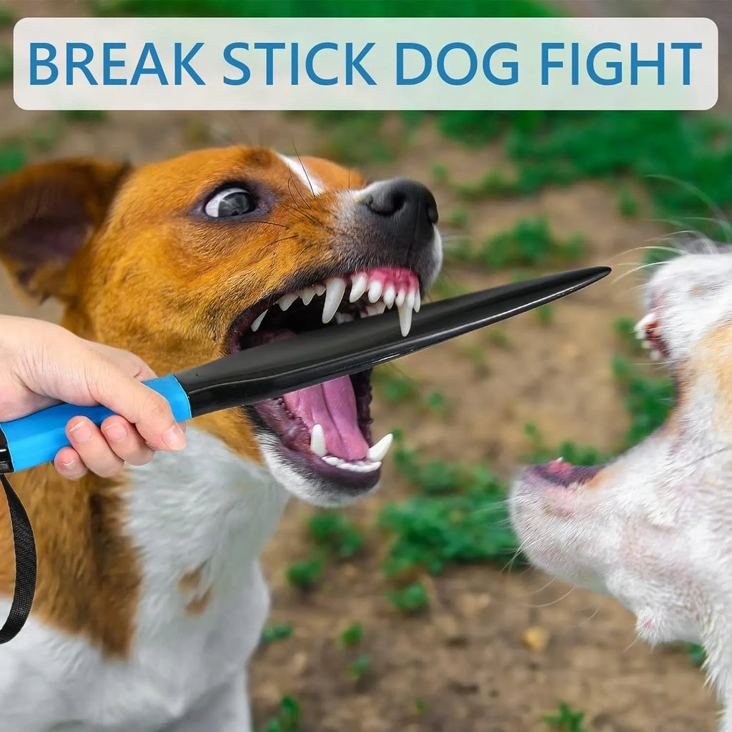 35cm dog training stick with coloured handle for bite training and jaw release