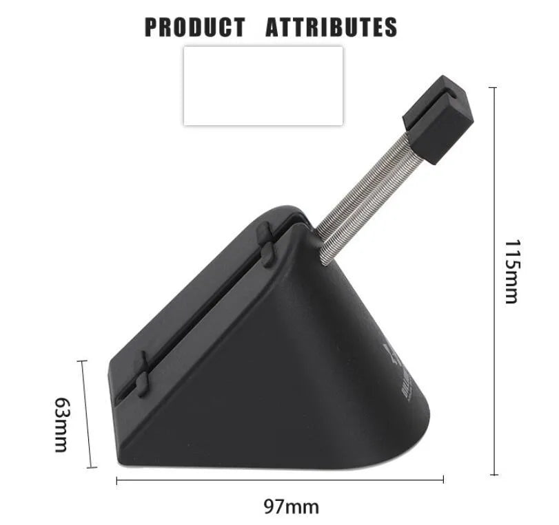 Black and white ABS plastic mouse cable holder bracket for wired gaming mice