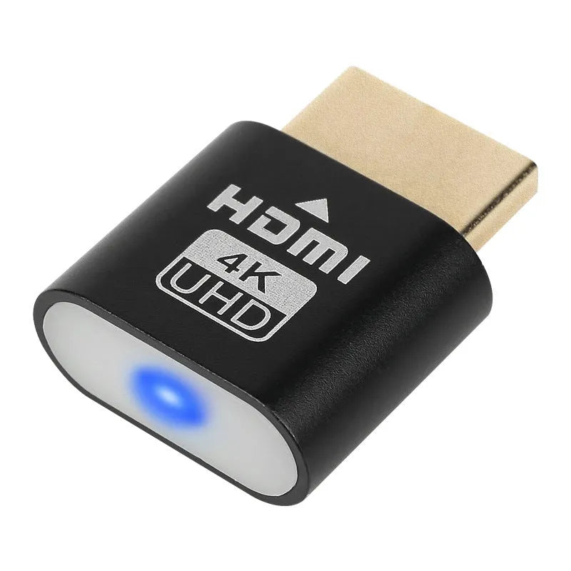 26.5mm graphics card HDMI dummy display plug in metallic finish for virtual signal generation