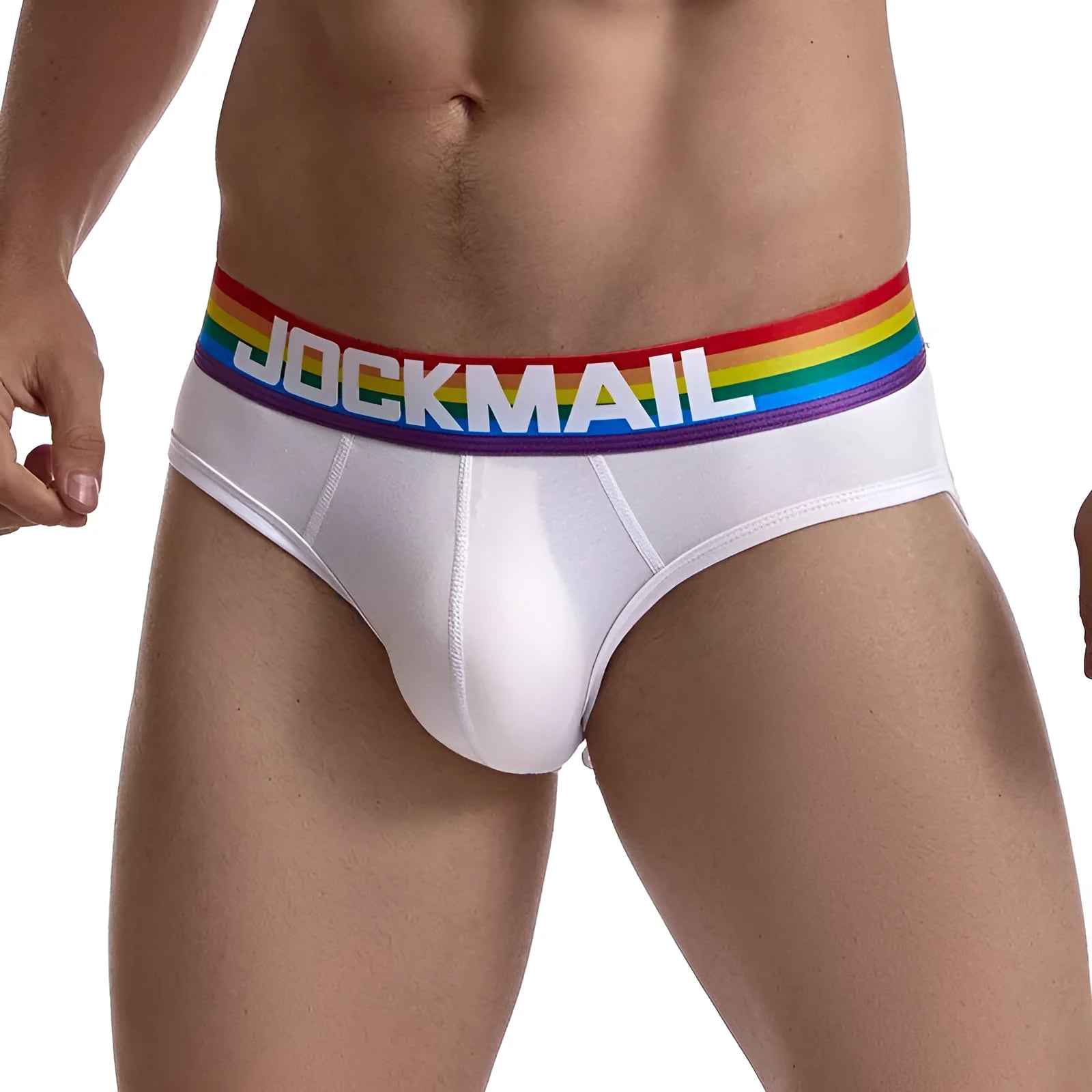 Men's low rise nylon briefs in solid colour black, breathable sheer underwear with transparent fabric