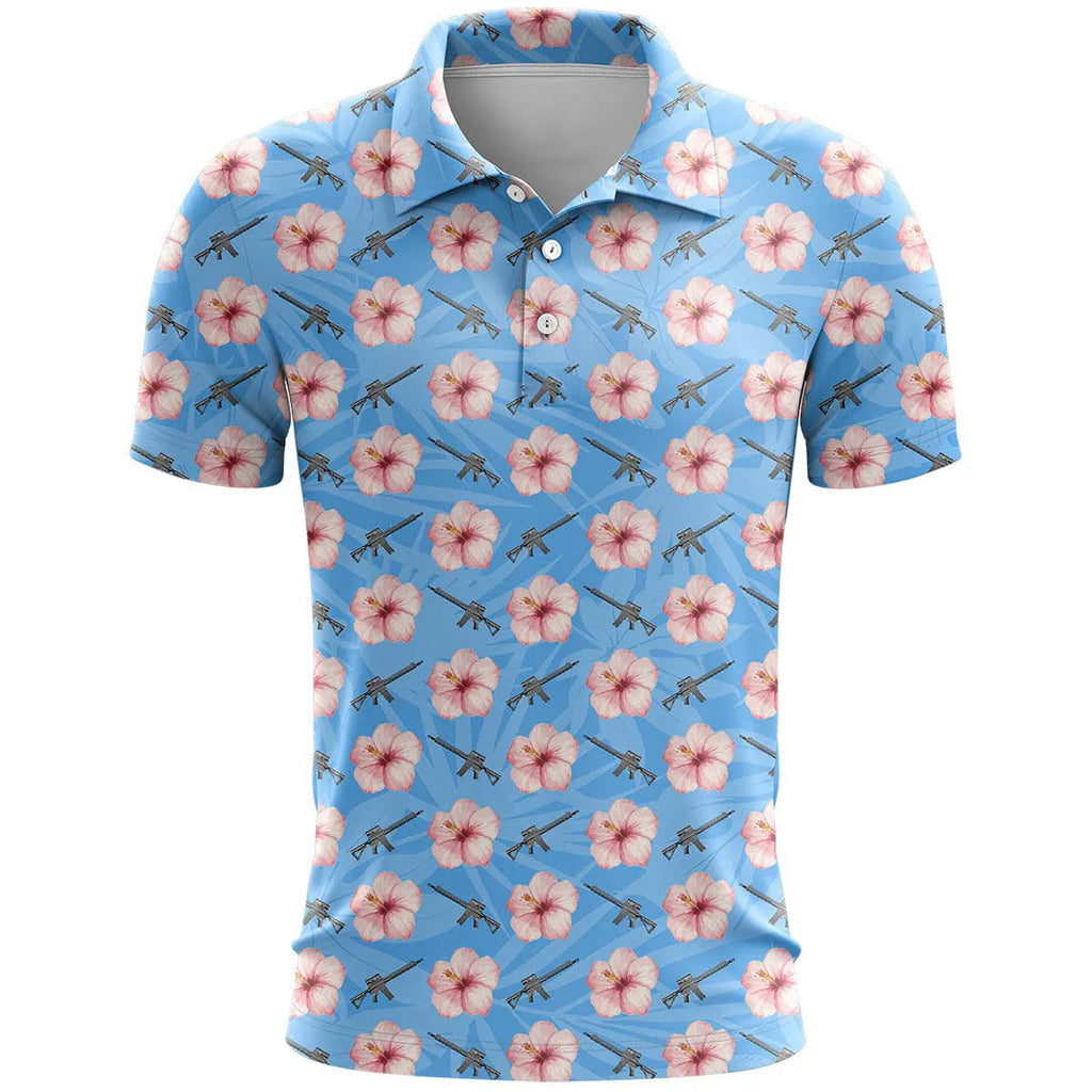 3D printed pattern on a loose fit short sleeve sports T-shirt made from bird eye cloth polyester.