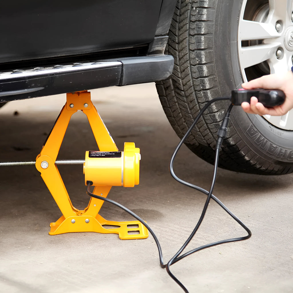 TY002 electric hydraulic jack kit with 2T capacity and 120-350mm lift range