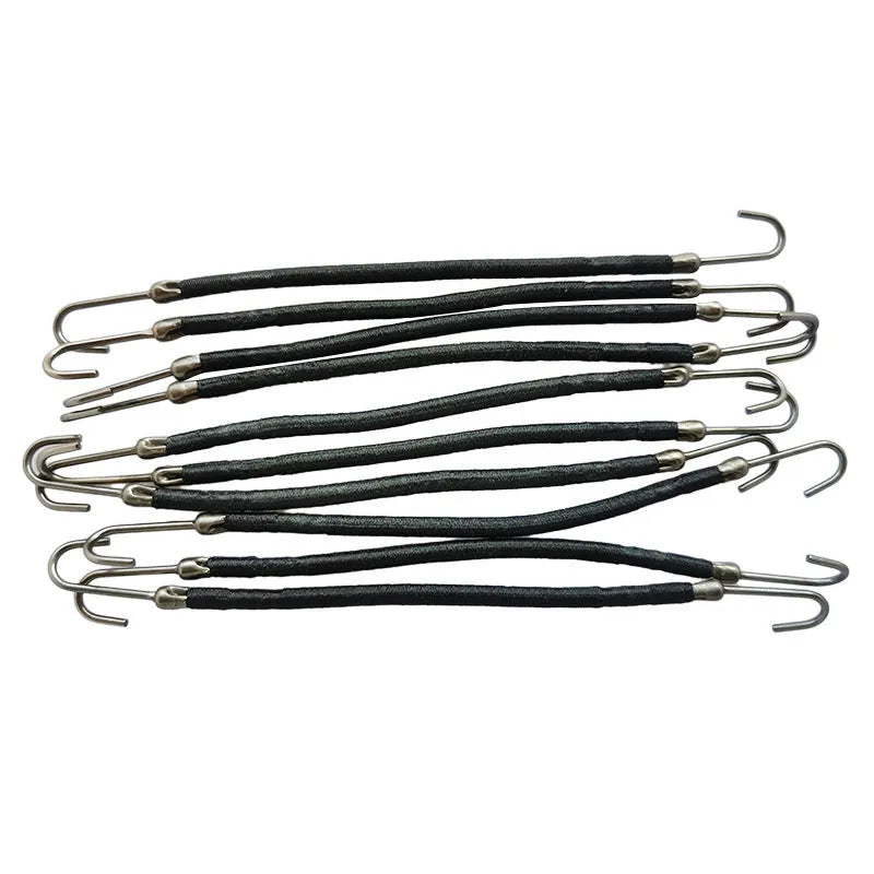 Double hook hair tool for securing weaves and extensions in solid colour