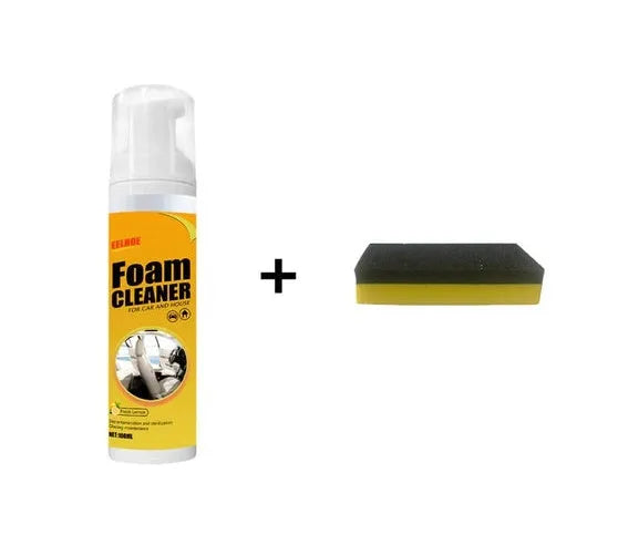 30ml multi-purpose foam cleaner canister, 112*35mm, for car ceiling seat and upholstery cleaning