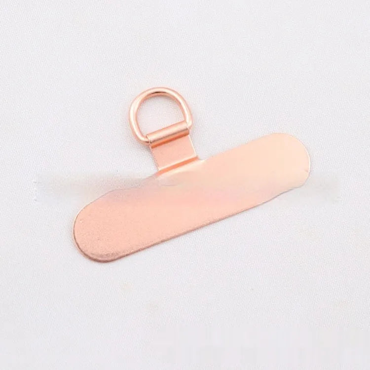 304 stainless steel phone clip charging port fixing gasket in silver on a phone