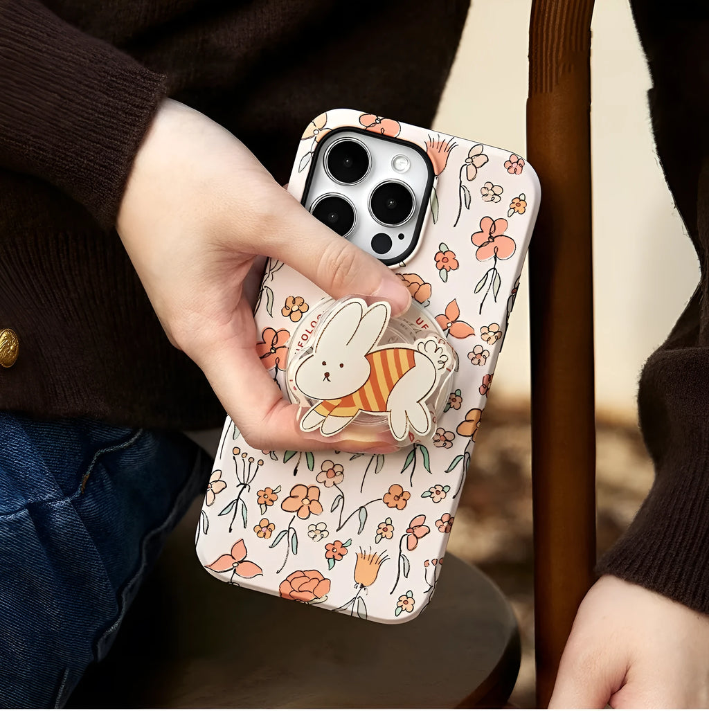 Original 2-in-1 magnetic phone case for iPhone 12-15 series, glass and TPU, matte shell finish.