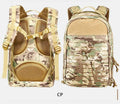 Camouflage 600D polyester outdoor hiking backpack with ergonomic shoulder straps