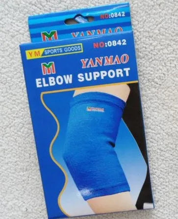 Polyester fiber elbow protector in average size for basketball badminton and cycling sports