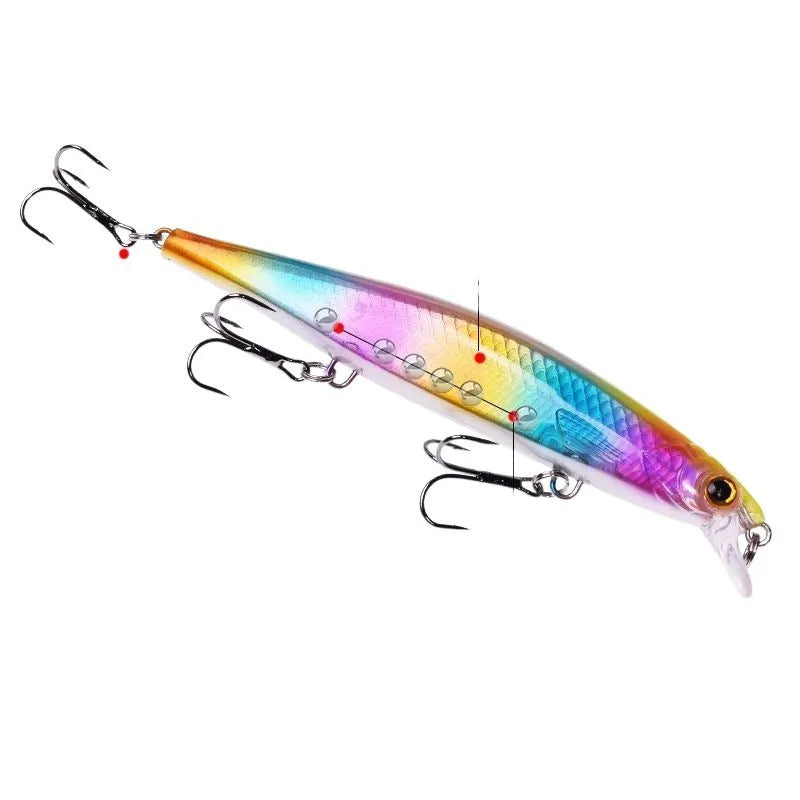 Tossing Submerged Suspended Mino Lure soft plastic fishing bait measuring 11cm with slow heavy 13.5g sink rate