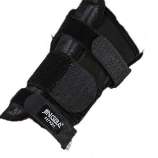 Black contraction-fixed hand protector for wrist sprain support, one size fits all
