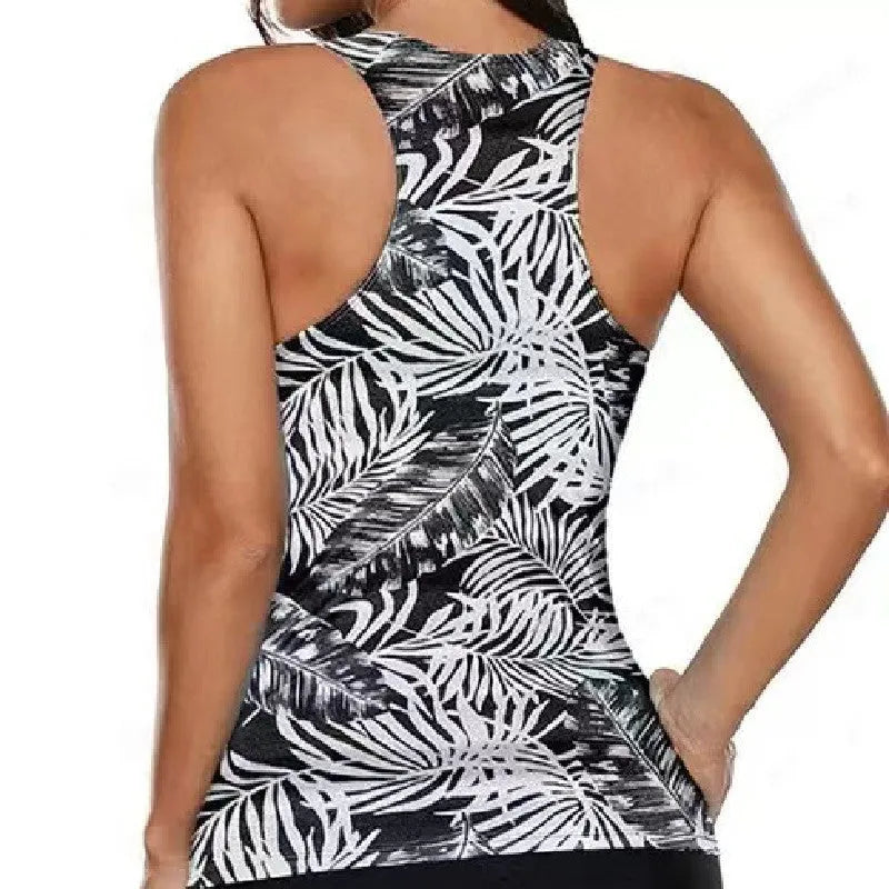 Women's split bow bikini swimsuit in polyester fabric available in multiple sizes