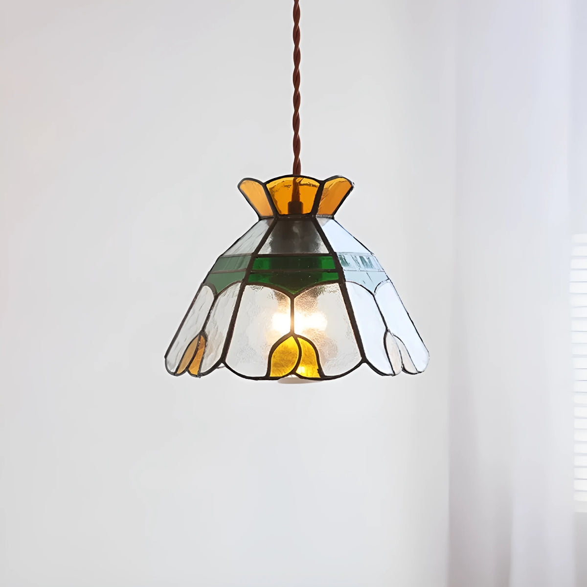 Handmade glass chandelier bedside lamp, MD-0365, ABS hardware chassis, 111V-240V, no bulb included.