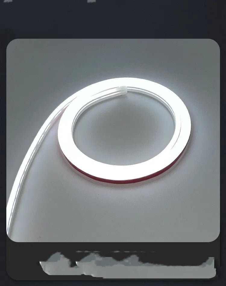 Dynamic penetrating daytime running light car decoration lamp in 1.2m to 2.4m with white light scanning or long bright mode