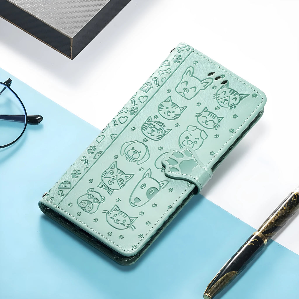 iPhone 16 TPU leather phone case with invisible bracket in pink, blue, rose gold, purple, gold, grey, green or yellow.